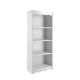 CorLiving - Hawthorne 4 Shelf Bookcase in - White