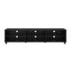 CorLiving - Hollywood Black TV Stand for TVs up to 85