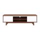 CorLiving - Fort Worth White and Brown Wood Grain Finish TV Stand for TV's up to 68