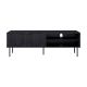CorLiving - Lysander Black Fluted TV Stand - Black