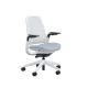 Steelcase - Series 1 Air Chair with Seagull Frame - Era Blue Nickel / Seagull Frame