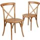 Alamont Home - Hercules Cross Back Chair - Oak 2-ALA-3YV-215733