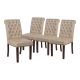Alamont Home - Hercules Dining Chair (Set of 4) - Beige LeatherSoft