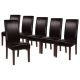 Alamont Home - Greenwich Dining Chair (Set of 6) - Brown LeatherSoft