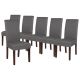 Alamont Home - Greenwich Dining Chair (Set of 6) - Light Gray Fabric