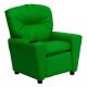 Alamont Home - Chandler Kids Recliner - Green LeatherSoft