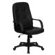 Alamont Home - Holly Contemporary Vinyl Executive Swivel Office Chair - Black