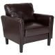 Alamont Home - Asti Living Room Chair - Brown LeatherSoft