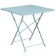 Alamont Home - Oia Square Contemporary Patio Table - Sky Blue