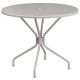 Alamont Home - Oia Round Contemporary Patio Table - Light Gray