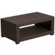 Alamont Home - Seneca Contemporary Patio Coffee Table - Chocolate Brown