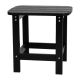Alamont Home - Charlestown Classic Adirondack Side Table - Black