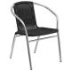 Alamont Home - Lila Patio Chair - Aluminum/Black