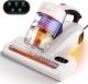 JIGOO - J200 Mattress Bed Vacuum Cleaner with UV, 13Kpa Suction, 500W Anti-Allergen Handheld Vacuums for Dust & Pet Hair - White