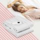 Costway - Electric Heated Mattress Pad Safe Full 8 Temperature 10h Timer - White