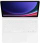 Samsung - Galaxy Tab S9/S9 FE Book Cover Keyboard - White