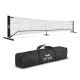 Orca 22-ft Full Court Pickleball Net Meets USAPA Regulations with Travel Bag Included - White / Black