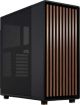 Fractal Design - North Charcoal Black Chassis with Walnut Front and Mesh Side Panel - Black