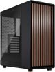 Fractal Design - North Charcoal Black Chassis with Walnut Front and Light Tinted TG Side Panel - Black