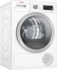 Bosch - 500 Series 4 Cu. Ft. Stackable Smart Electric Dryer with Self-Cleaning Condenser - White