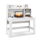 Costway - Modern Computer Desk - White