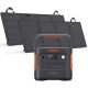 Jackery - Explorer 2000 V2 Portable Solar Generator + 2 x 100W Solar Mini Panel (2042 Wh Capacity) - Black
