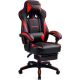 GTPlayer - F59 Racing Style Gaming Chair with Footrest - Red
