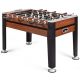 Costway 54'' Foosball Soccer Table Competition Sized Football Arcade Indoor Game Room - Brown+Black