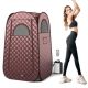 Costway Portable Home Sauna Full Body Steam Sauna Tent with 3L Steam Generator - Coffee