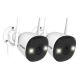 Defender - AI POWERED 4K Guard Pro Wi-Fi 6 Plug-in Security Camera, 2 Pack - White