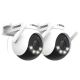 Defender - AI POWERED 4K Everwatch PTZ 360Â° Wi-Fi Plug-in Power Security Camera, 2 Pack - White