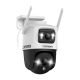 Defender - AI POWERED Guard Pro 3K PLUS Dual Lens PTZ Wi-Fi 6 Plug-in Security Camera - White