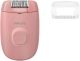 Philips Compact Hair Removal Epilator Series 2000 for Women - Corded with 1 Accessory (BRE227/00) - Soft Blossom