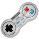 Salus Brands, LLC - CocoNut Float: Retro Game Controller Pool Float - 54