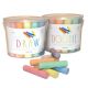 Salus Brands, LLC - CocoNut Outdoor: Rae Dunn Draw. Doodle. Jumbo Sidewalk Chalk 2 Pack - 40 Pcs, Non-Toxic, Washable Colors