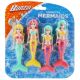 Banzai 4 Piece Water/Pool Toy Dive Set - Mermaids Dolls (Colors Vary)
