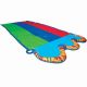 Banzai Kids Triple Racer Water Slide, Length: 16 ft, Width: 82 in, Inflatable Outdoor Backyard Water Slide Splash Toy