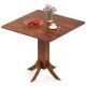 Costway Square Dining Table with Pedestal Base 33