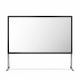BladeCine - 100-inch outdoor portable folding matte white projection screen,high-quality matte white fabric - White