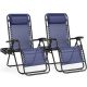 Bestier - Besiter UltraLite Folding Lounge Chairs (2-Pack) - 300lb Capacity | 3-Second Fold Design | All-Weather Mesh Fabric - Blue