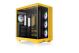 Thermaltake - View 380 XL TG ARGB Dual-Chamber Chassis with Hidden-Connector Motherboard Support ATX Mid Tower PC Case - Bumblebee
