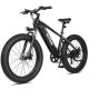 Actbest - Ranger Off Road Mountain Electric Bike Fat Tire Ebike w/ 65mi Max Range 28mph Max Speed 1400w Peak Power - One Size - Black
