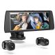 Rexing - BC300 Dual Channel Baby Car Camera - 1080p HD, IR Night Vision & Split-Screen Display - Black