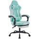 GTPlayer - Gaming Chair with Footrest - Green