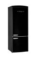 Unique Appliances - Classic Retro 16.7 cu.ft Bottom Freezer Refrigerator - Midnight Black