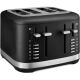 KitchenAid - 4 Slice Toaster, Cast Iron Black
