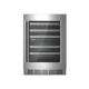 Thor Kitchen - 46 Bottle Dual Zone Wine Cooler - Stainless Steel