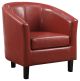 Simpli Home - Austin Armchair - Red
