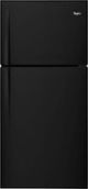 Whirlpool - 19.3 Cu. Ft. Top-Freezer Refrigerator - Black