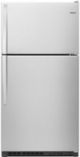 Whirlpool - 20.5 Cu. Ft. Top-Freezer Refrigerator - Monochromatic Stainless Steel